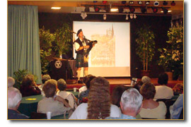 Hamish Burgess of Maui Celtic Givng Concert and Talk at Kaunoa Senior Center in Maui